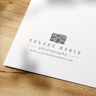 Vintage Camera Photographer Rubber Stamp