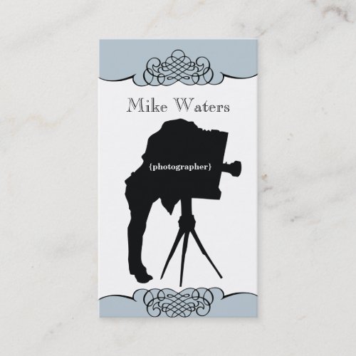 Vintage Camera Photography Business Card