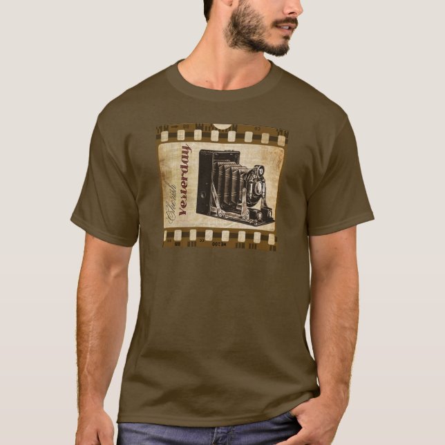 Vintage camera photography film T-Shirt (Front)