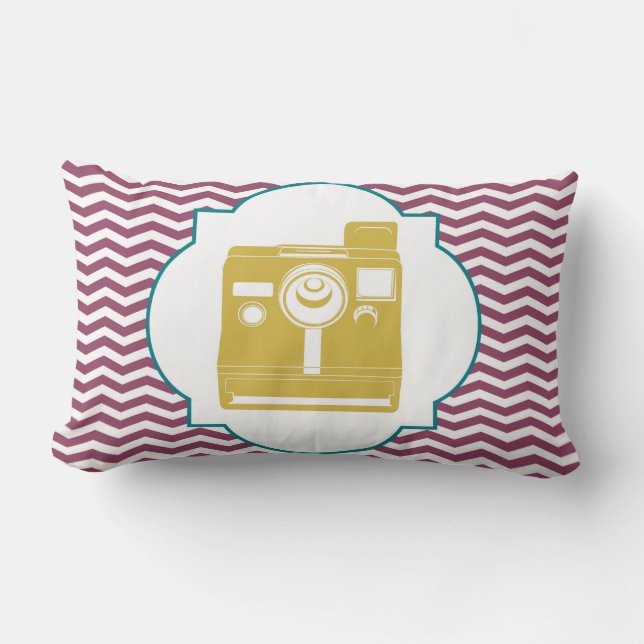 Vintage Camera Pillow (Front)