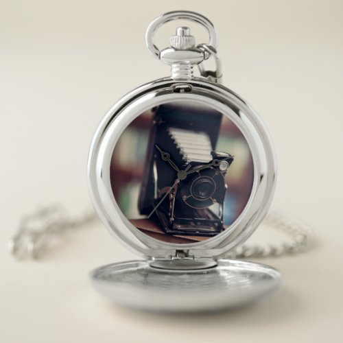 Vintage Camera Pocket Watch