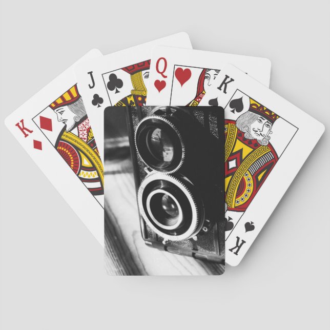 Vintage Camera Poker Cards (Back)