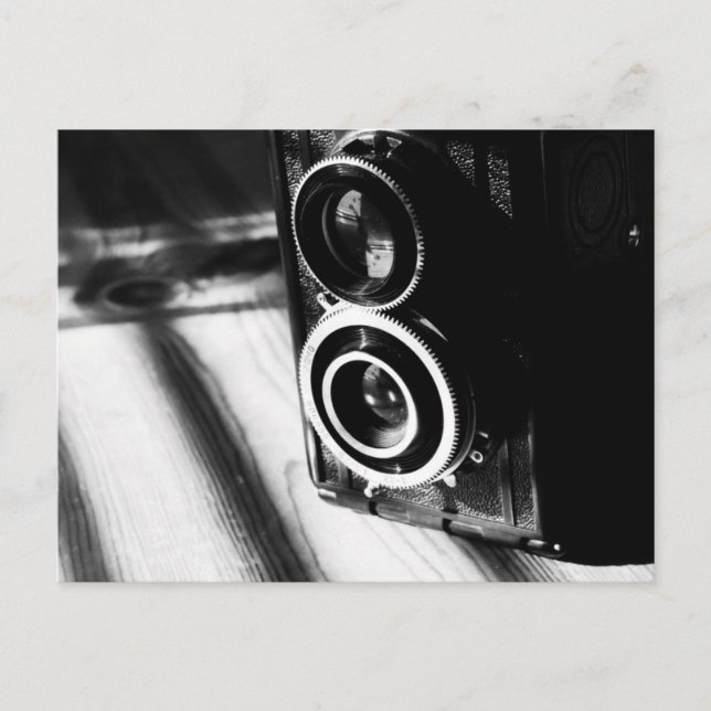 Vintage Camera Postcard (Front)