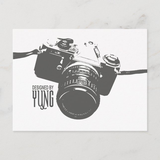 Vintage Camera Postcard (Front)