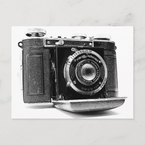 Vintage Camera Postcard