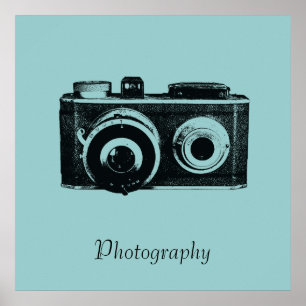 Vintage Camera Poster