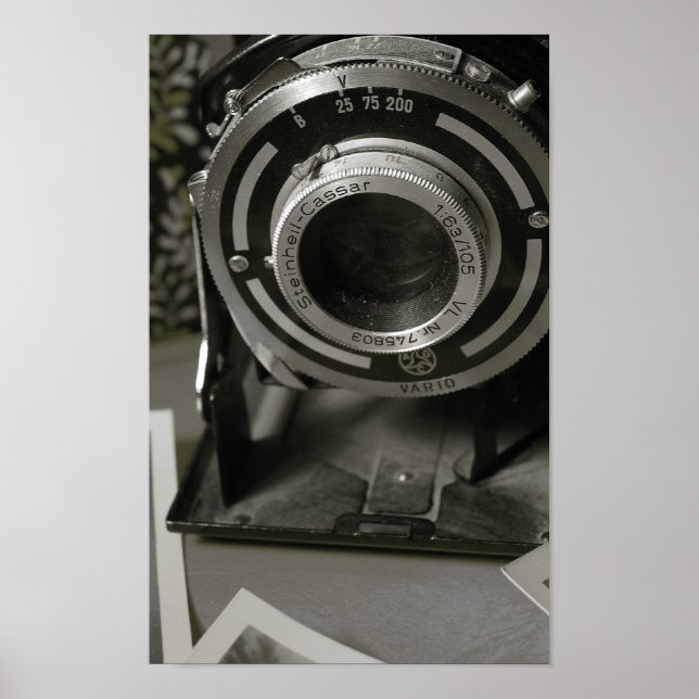 Vintage Camera Poster (Front)
