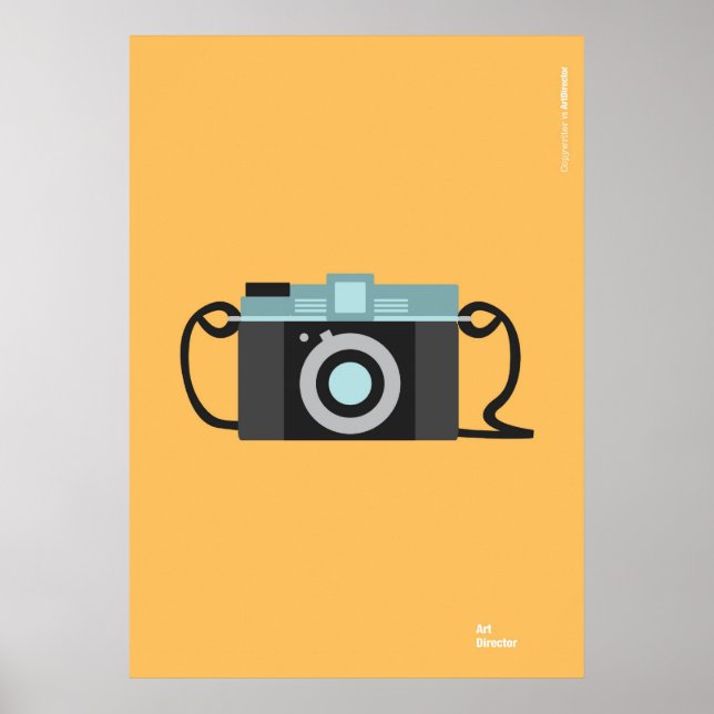 Vintage Camera Poster (Front)