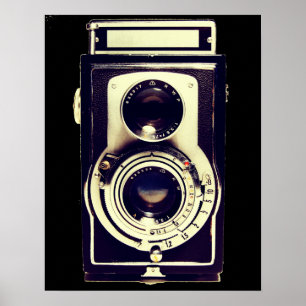 Vintage Camera Poster