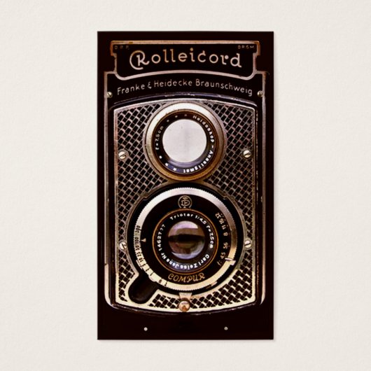 Vintage camera rolleicord art deco (Front)