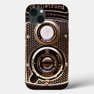 Vintage camera rolleicord art deco iPhone 13 case