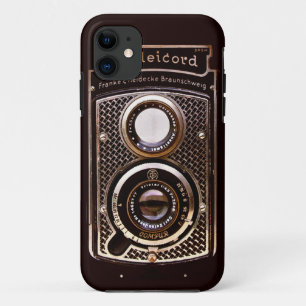 Vintage camera rolleicord art deco iPhone 11 case