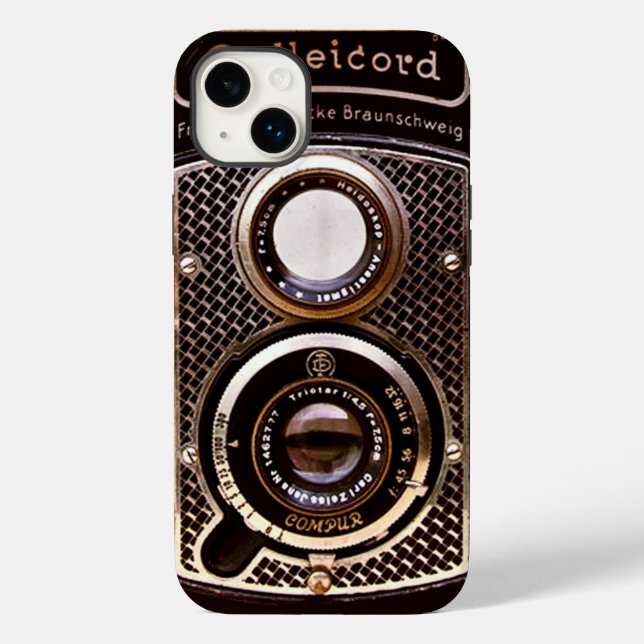 Vintage camera rolleicord art deco  Case-Mate iPhone case (Back)