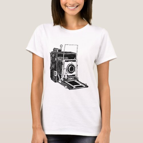 Vintage Camera T_Shirt