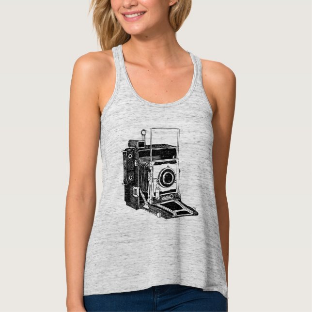Vintage Camera Tank Top (Front)