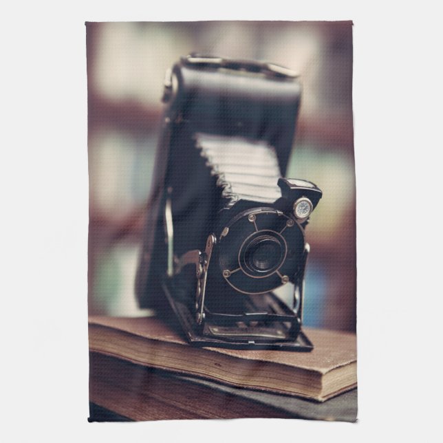 Vintage Camera Towel (Vertical)