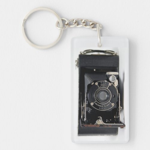 VINTAGE CAMERA USA Folding Camera Name DsAK Keychain