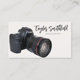 Vintage Camera Videography Business Card
