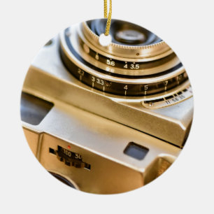 Vintage Camera with style! Ceramic Ornament