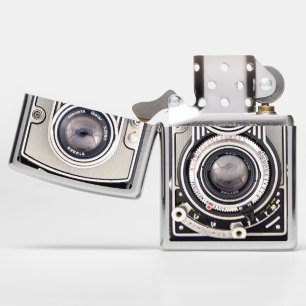 Vintage camera zippo lighter