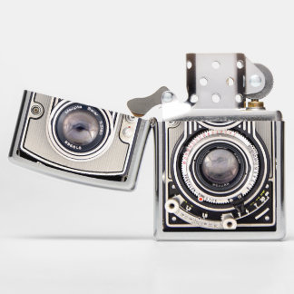 Vintage camera zippo lighter