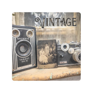 Vintage Cameras and Photo Print