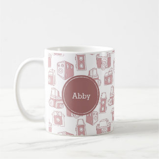 Vintage Cameras Personalized Coffee Mug