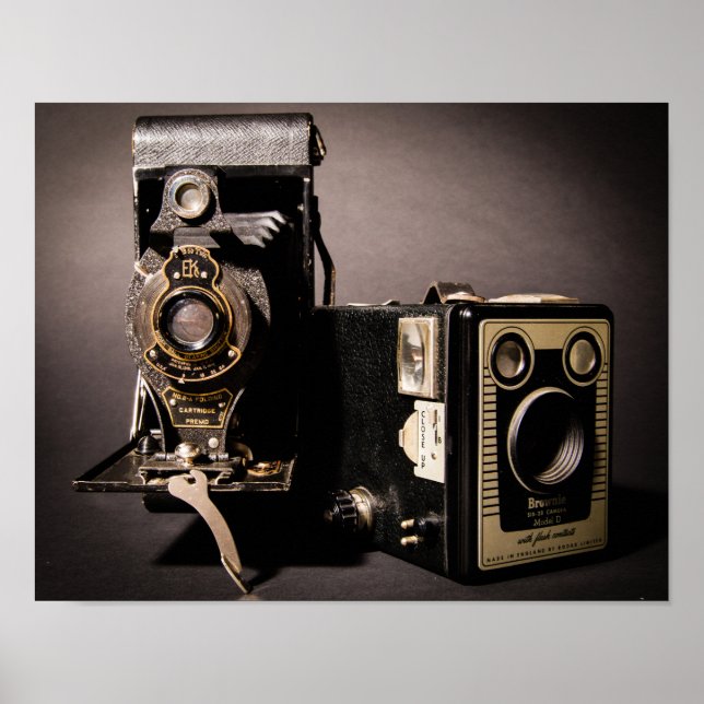 vintage cameras poster (Front)