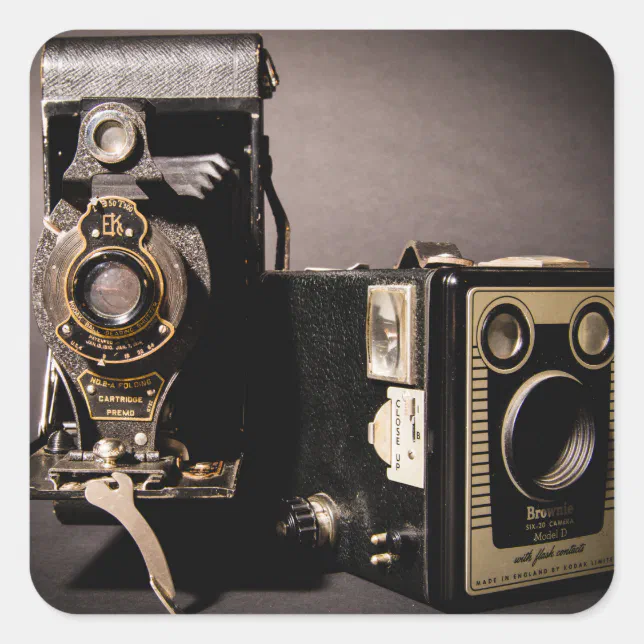 Sticker Camera 2000 vintage cameras stickers | Zazzle