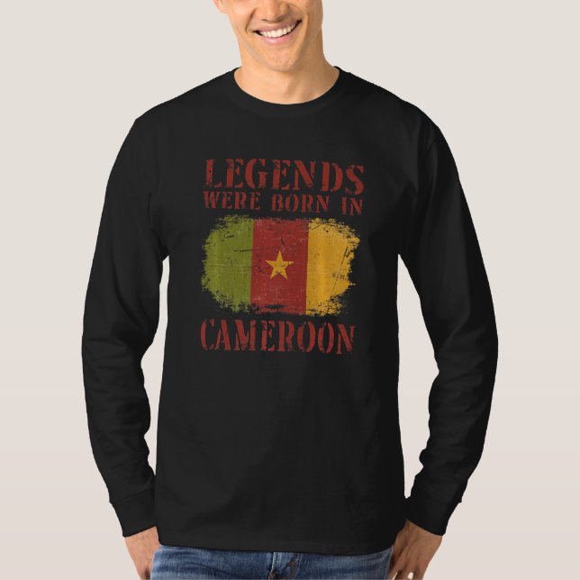 Vintage Cameroonian Flag Cameroon T-Shirt (Front)