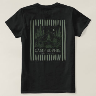 Vintage Camp Bachelorette Mountain & Lake T-Shirt