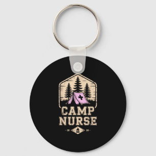 Vintage camp nurse nursing school director vibes keychain