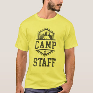 Vintage CAMP STAFF Crew Summer Counselor Director T-Shirt