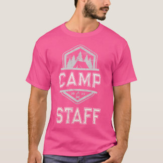 Vintage Camp Staff Summer Campground Host Crew Cou T-Shirt