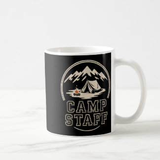 Vintage Camp Staff Summer Camping Staff Crew Coffee Mug