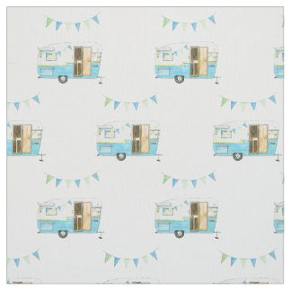 Vintage Camper Fabric