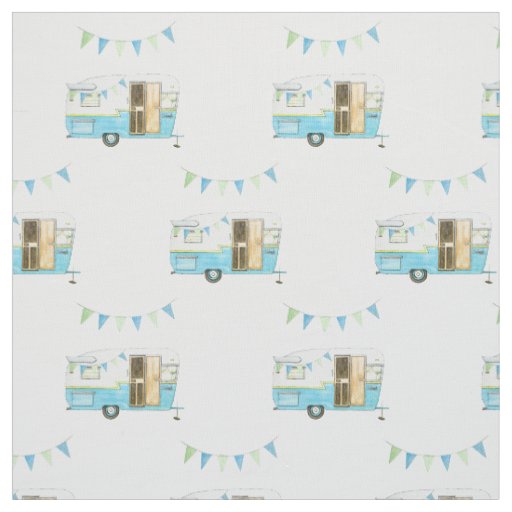 Vintage Camper Fabric