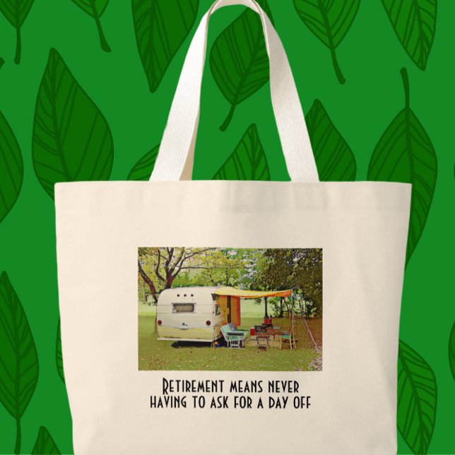 Vintage Camper Retirement Tote (Creator Uploaded)