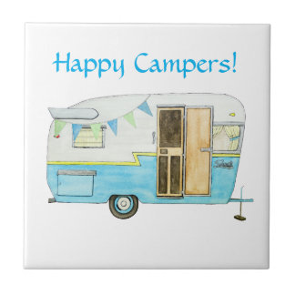 Vintage Camper Tile