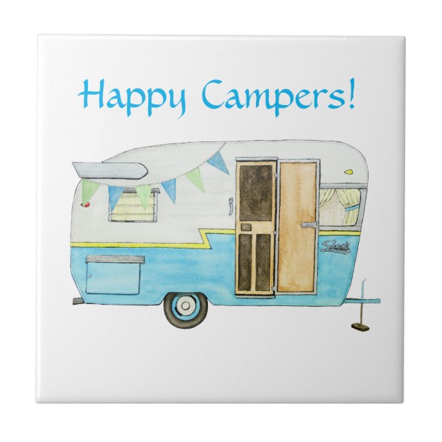 Vintage Camper Tile (Front)
