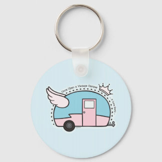 Vintage Camper Trailer Keychain