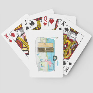 Vintage Camper Trailer Poker Cards