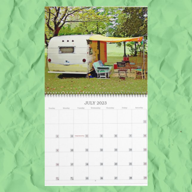 Vintage Campers Happy Camping 2023 Calendar (Creator Uploaded)