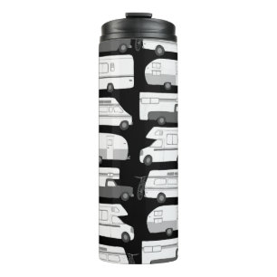 Vintage Campervan Vanlife Trailer Motorhome RV Thermal Tumbler