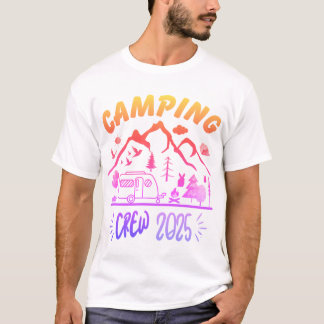 Vintage Camping Crew 2025 lover camping cute humor T-Shirt