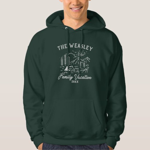 Vintage Camping Family Vacation Trip T_Shirt Hoodie