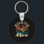Vintage Camping Hiking Mountain Mama Retro Adventu Keychain<br><div class="desc">Vintage Camping Hiking Mountain Mama Retro Adventure</div>