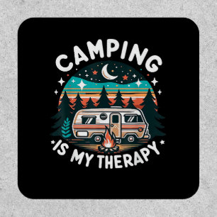 Vintage Camping Is My Therapy Family Adventure Out Patch