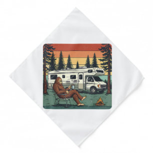 Vintage Camping Motorhome RV Bigfoot Adventure Bandana