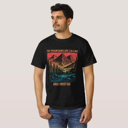 Vintage camping T_Shirt